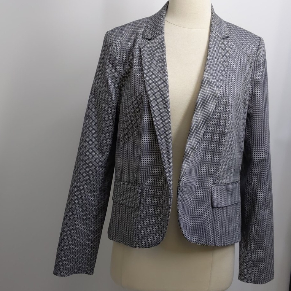 Gray Women's Tailored Blazer Jacket